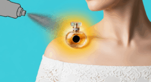 Hairspray versus perfume scent